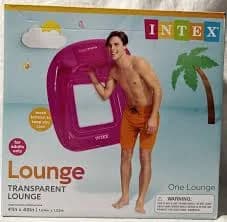 Intex Pink Transparent Lounge