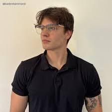 Cleo Black Gold Frame Glasses with Browline Frame Online | ZEELOOL