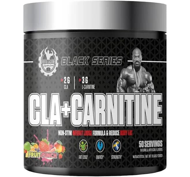 Get in 1Hr DEXTER JACKSON Black Series CLA + Carnitine