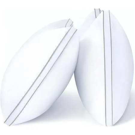Pillows Queen Size Set of 2, Hotel Quality, Down Alternative Gusseted Bed for Side, Back, or Stomach Sleepers, White, Other