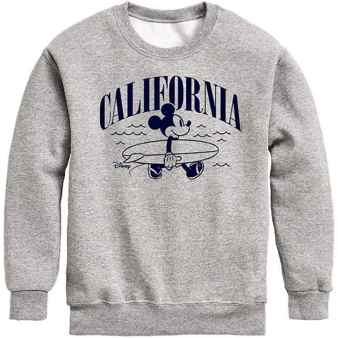 Disney's Mickey Mouse Boys California Fleece Sweatshirt