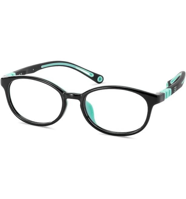 EFE Oval Prescription Glasses TR90 Full-Rim Frame