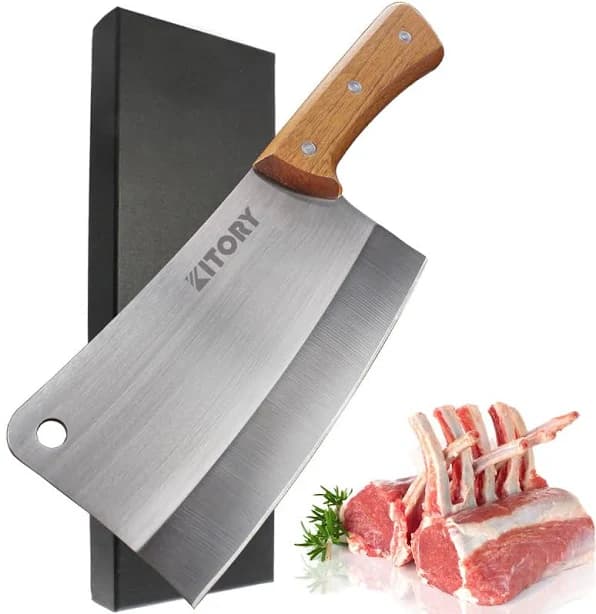 Kitory 7'' Heavy Duty Chopper Butcher Knife
