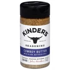 Kinder's Cowboy Butter with Dijon, Butter & Chili Seasoning, 6.4 oz (181 g)