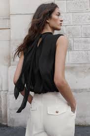 DRAPED BALLOON TOP - Black | ZARA United States