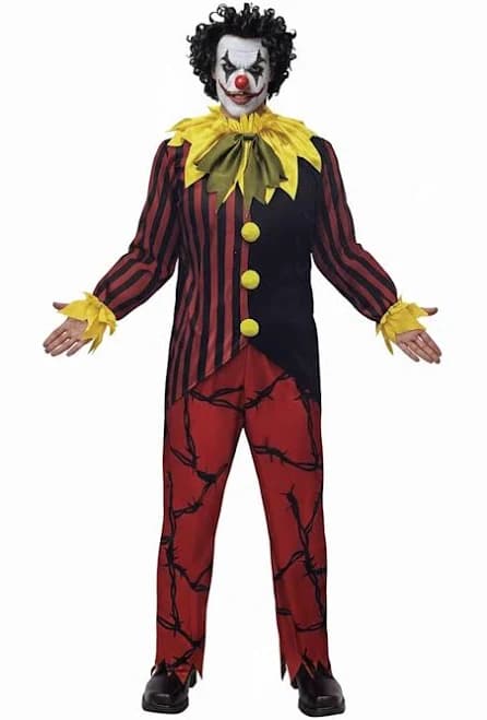 Men's Dark Carnival Clown Costume
