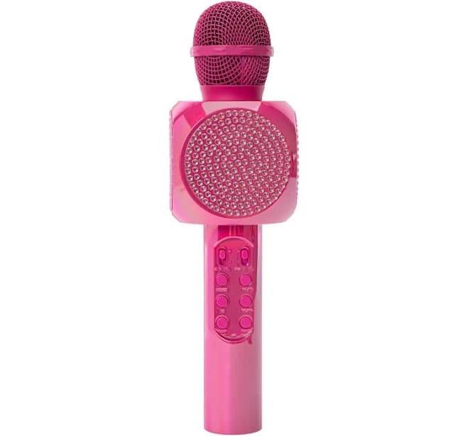 Bluetooth Karaoke Led Bling Mic With Speaker