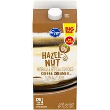 Kroger Hazelnut Coffee Creamer