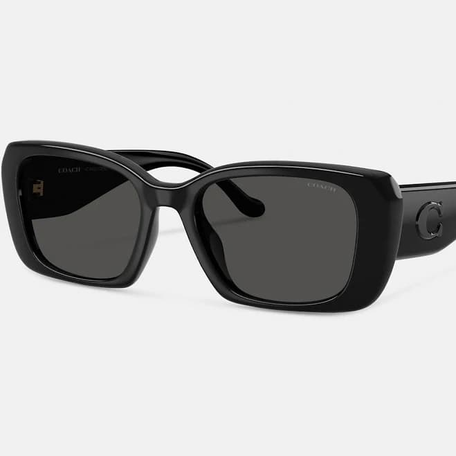 Coach Women's Maxi Sculpted C Oversized Rectangle Sunglasses