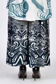 Buy Blue Rayon Cotton Ocean Print Culottes For Women by Alpona Designs By Soham Acharya Online at Aza Fashions in US