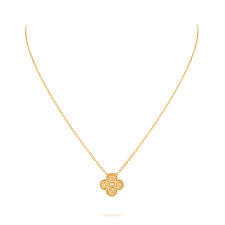 Vintage Alhambra pendant 18K yellow gold - Van Cleef & Arpels