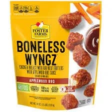 Foster Farms Boneless Applewood BBQ Chicken Wyngz
