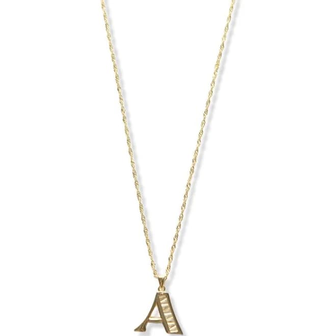 CZ Initial Necklace