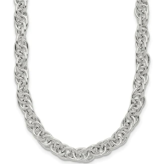 FJC Finejewelers 925 Sterling Silver Fancy Link Necklace