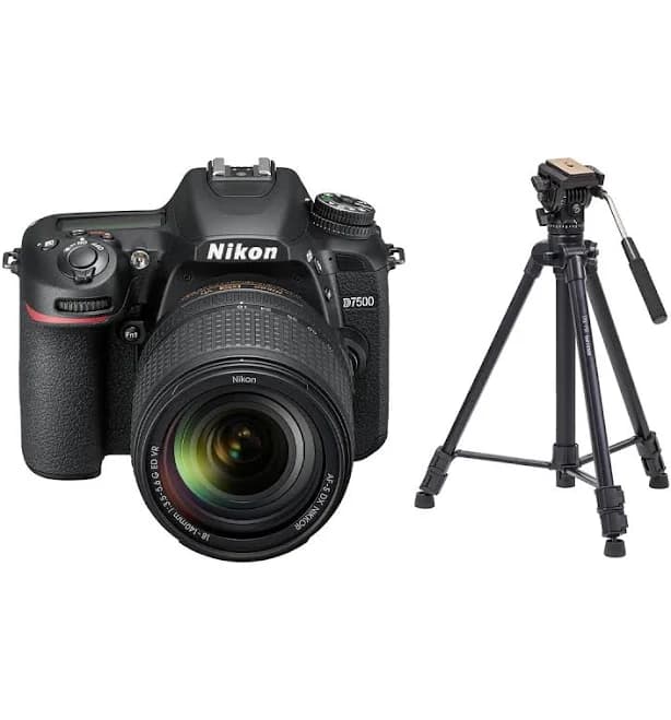 Nikon D7500 Dslr with Af-s Dx Nikkor 18-140mm f/3.5-5.6G Ed VR Lens