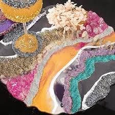 HappyFiller 1.3 Pound Crushed Glass Broken Pieces for Epoxy Resin Arts,Crafts,Garden Landscape,Succulent Soil Cover Gravel,Vase Filler,Candle Holder Decoration,Lavender(Purple) : Home & Kitchen - Amazon.com