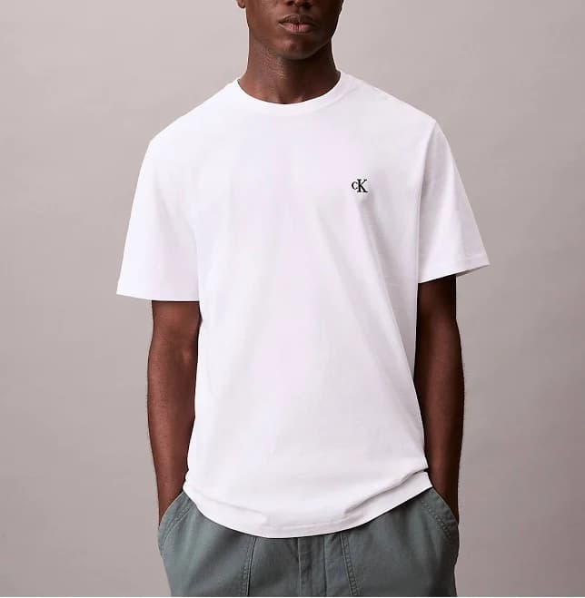 Calvin Klein Men's Embroidered Monogram Relaxed T-Shirt