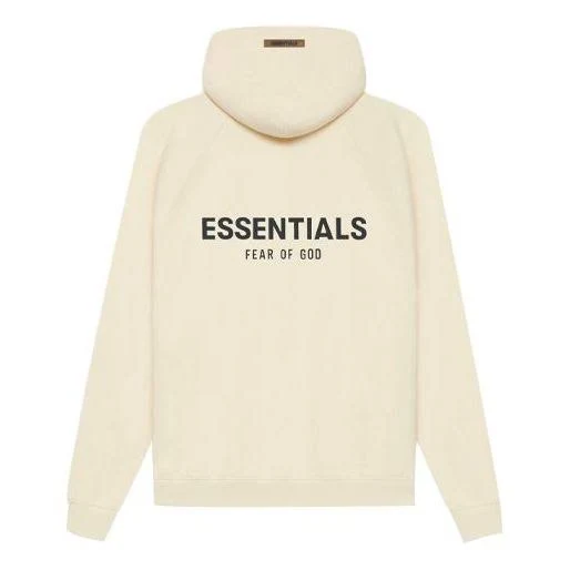 Fear of God Essentials SS21 Pull-Over Hoodie 'Buttercream' FOG-SS21-574 US M