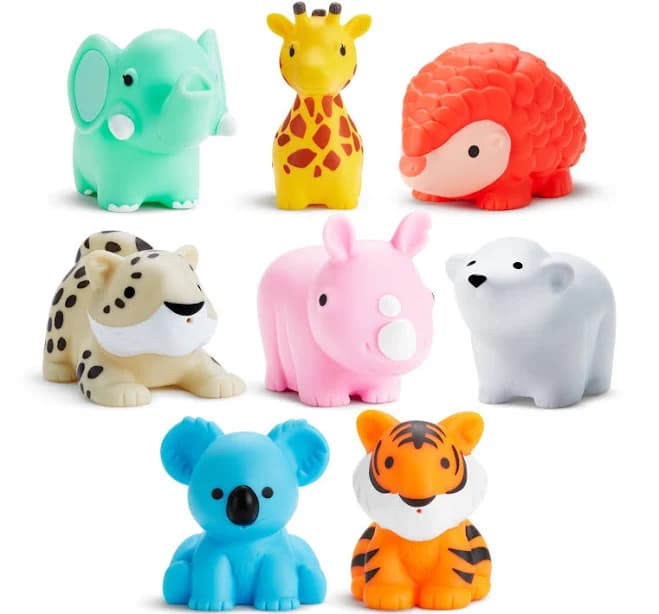 Munchkin Wild Animal Baby Bath Toy Squirts