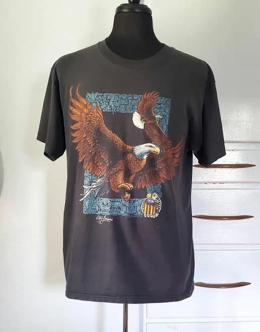 Vintage 90's Eagle Graphic Badlands Tee