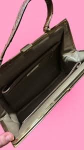 Vintage 1970's Levinson's Hamilton Ostrich Leather Retro Handbag - Etsy