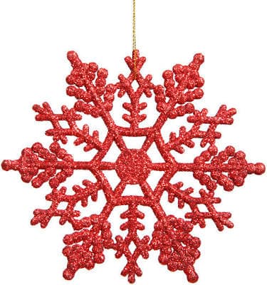 Lark Manor Glitter Snowflake Ornament