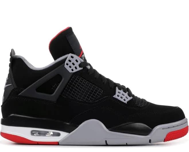 Air Jordan 4 Retro OG 'Bred' 2019 | Black | Men's Size 6