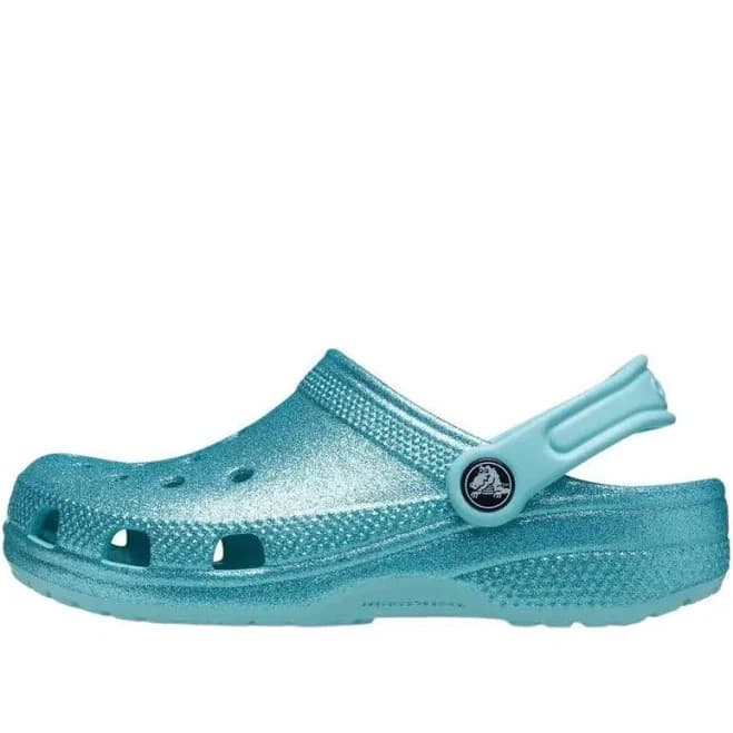 (gs) Classic Glitter Clog 'blue Teal'