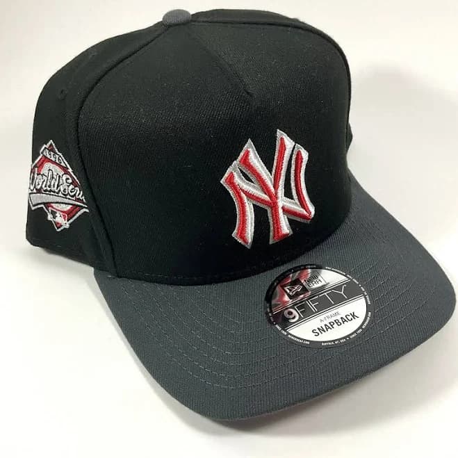 Era Ny Yankees Black Gray Exclusive Mlb 9fifty A-frame Snapback Hat