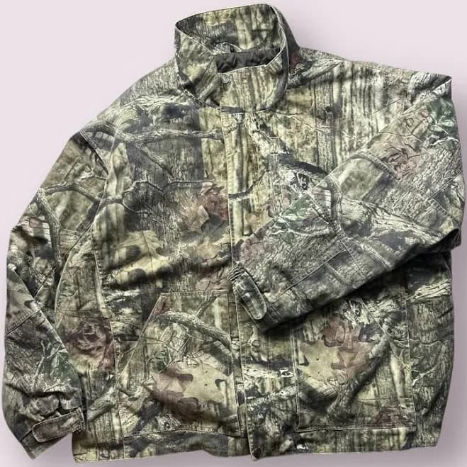 Men’s Redhead Silent Hide Realtree Camo Hunting Jacket 3xl Full Zip