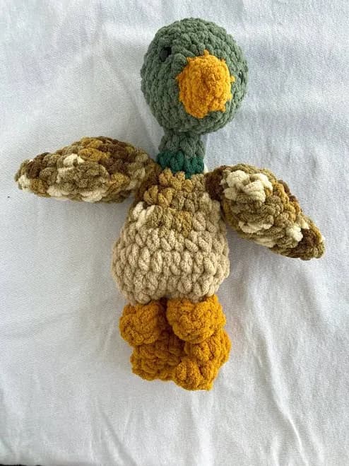 Spring Lovey, Easter Snuggler, Mallard Green Neck Band, Mallard Duck, Heirloom Loveys, Toddler Toys, Baby Toys, Nursery Decor, Baby Loveys
