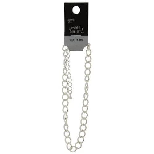 7.5" Large Link Chain Bracelet