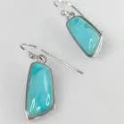 Sterling Silver Turquoise Dangle Earrings