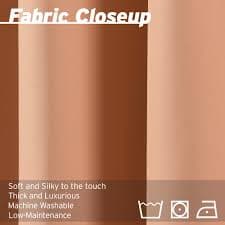 Amazon.com: Best Home Fashion Premium Blackout Curtain Panels - Solid Thermal Insulated Window Treatment Blackout Drapes for Bedroom - Back Tab & Rod Pocket – Blush - 52" W x 54" L - (
