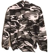 Jake Paul Fanjoy - Small Camouflage Camo Black White Gray - Pullover Sweatshirt | eBay