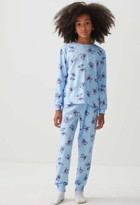 Ardene Kids Stitch Pj Set