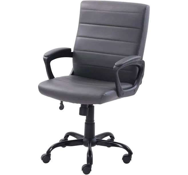Mainstays Bonded Leather Mid-Back Manager's Office Chair