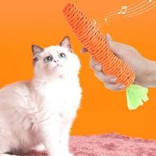Cat Toys Sound Carrot Cuddle Cat Stick Since Fun Fun Cat Teething Stick Ant D2M4 | eBay