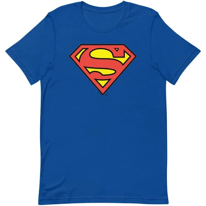 Superman Logo T-Shirt Royal Blue T-Shirt / SM