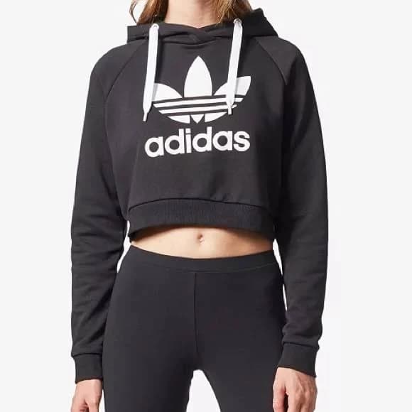 adidas Trefoil Crop Women's Hoodie