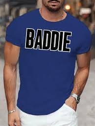 men's gradient short sleeve t-shirt, casual neck top with hustle color letters | High-quality & Affordable | Temu Malaysia