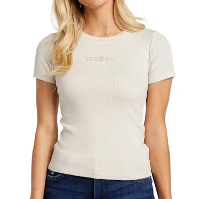 GUESS Factory Women's Preston Logo Top