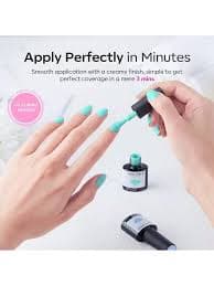 Modelones 24 Pcs Gel Nail Polish, 20 Colors Summer Gel Polish Set Magenta Bright Glitter Hot Pink Neon Gel Nail Polish Colors With Bond Primer Glossy & Matte Top Base Coat Manicure