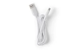 White 3' USB to Type C Charging Cord