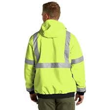 CornerStone ANSI 107 Class 3 Economy Waterproof Insulated Bomber Jacket CSJ500 - 3XL Safety Yellow - Walmart Business Supplies