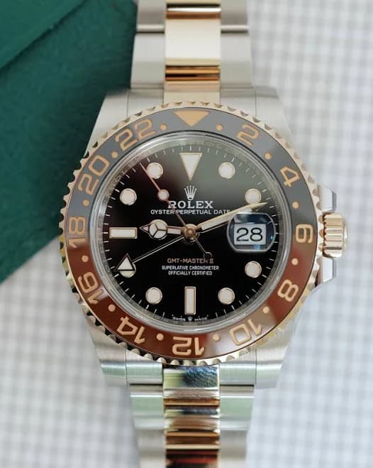 Rolex Gmt-master Ii 126711chnr Rose Gold Everose Root Beer Box Card