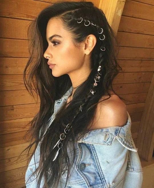 Boho Hair Braid Rings