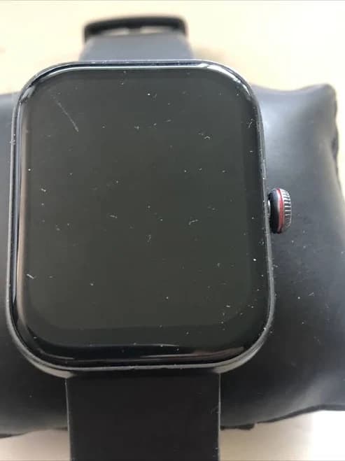 Apple Watch 44mm Black with Silicone Band | Apple Watch OS | Android
