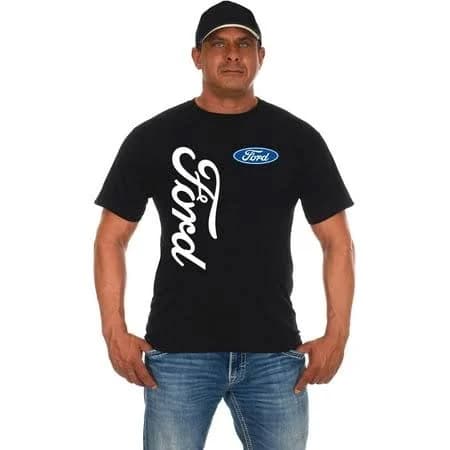 JH Design Men's Ford Classic Logo Short Sleeve T-Shirt