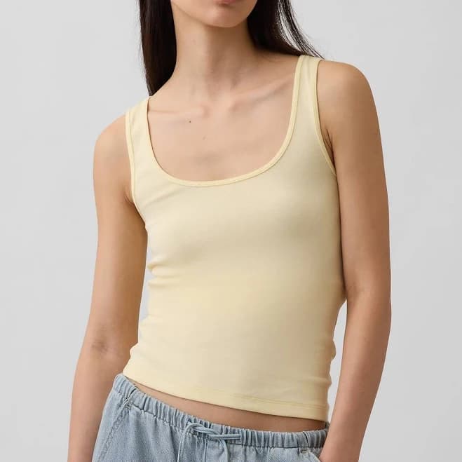 Gap Women's Rib Scoop Tank Top